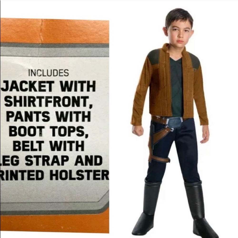 New Star Wars Han Solo Halloween Costume Medium